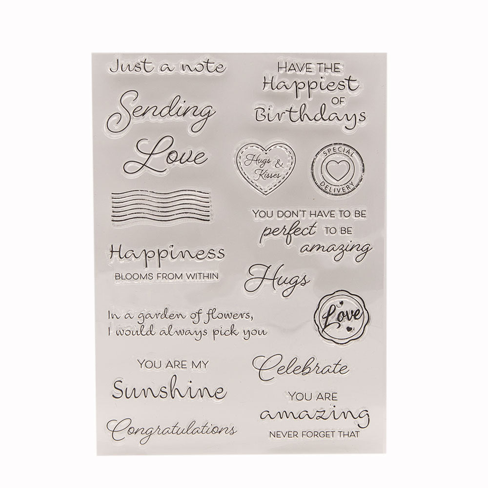 Blessing Words and Phrases Clear Stamps