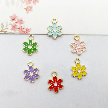 10Pcs Daisy Flower DIY Handmade Jewelry Pendants