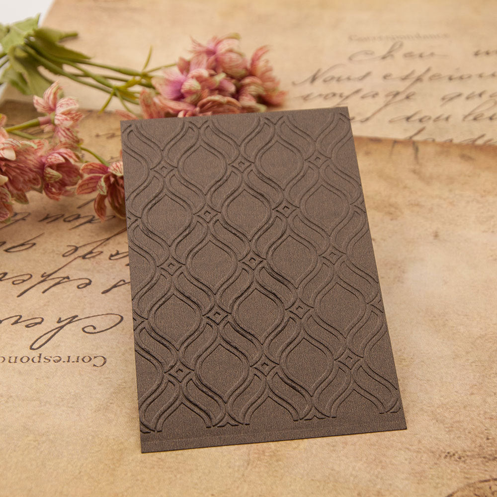Background Frame Plastic Embossing Folder
