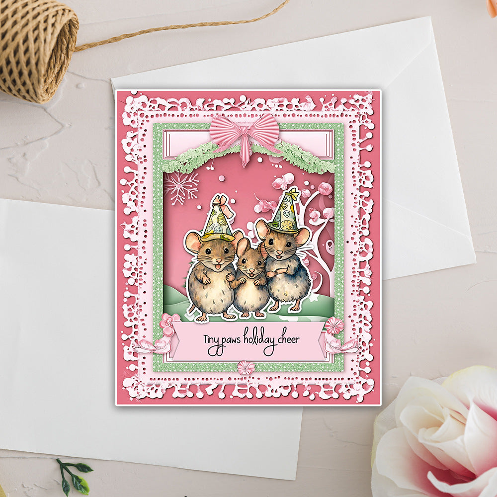 Christmas Mouse Clear Stamps