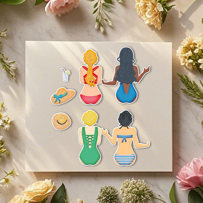 Beach Girls Metal Cutting Dies