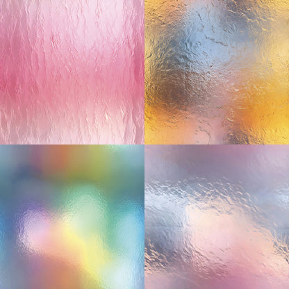 24PCS 6" Iridescent Hue Scrapbook Paper & Cardstock