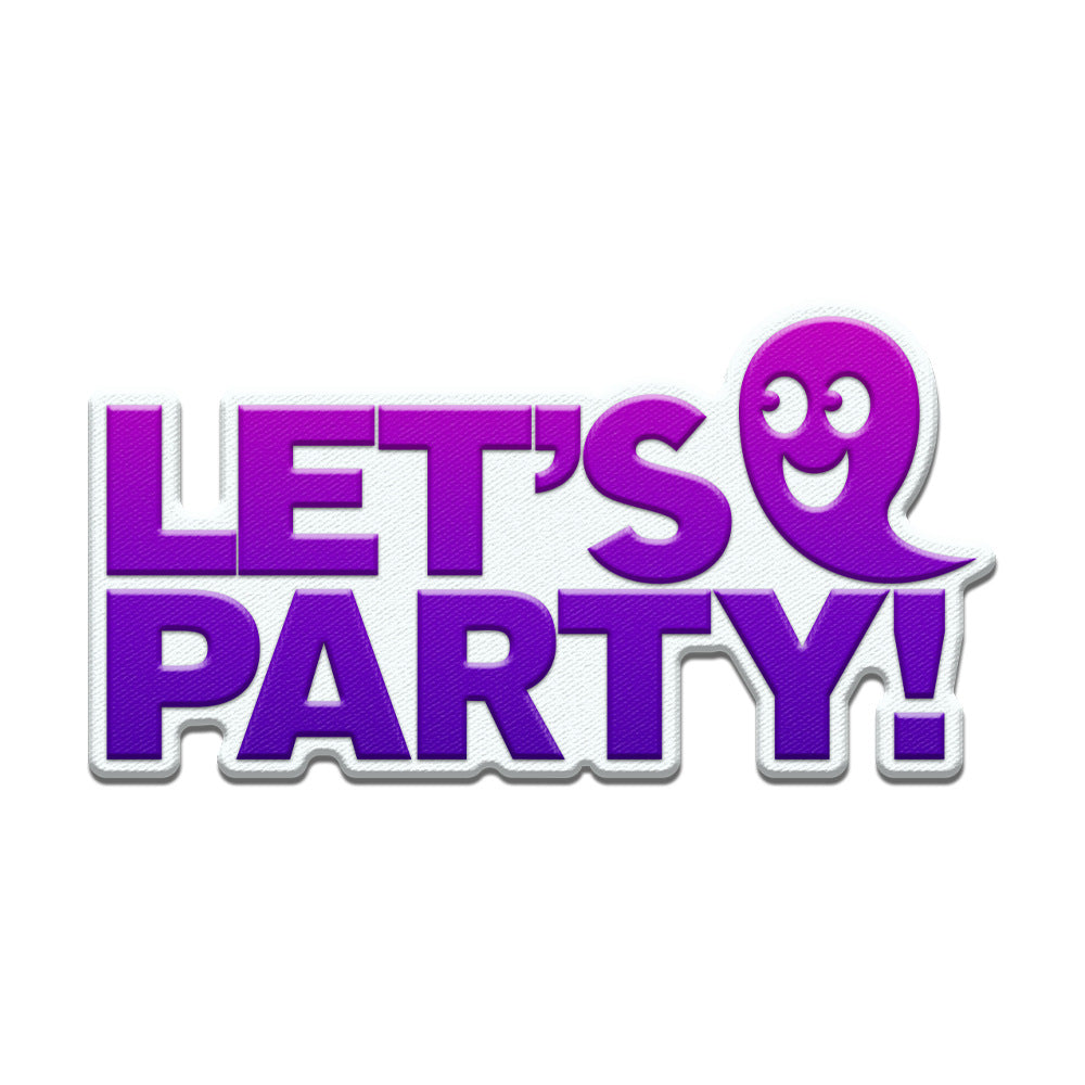 "LET"S PARTY" Words Metal Cutting Dies