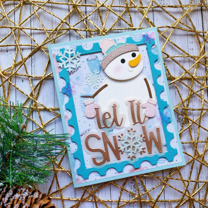 Cute Snowman Metal Cutting Dies