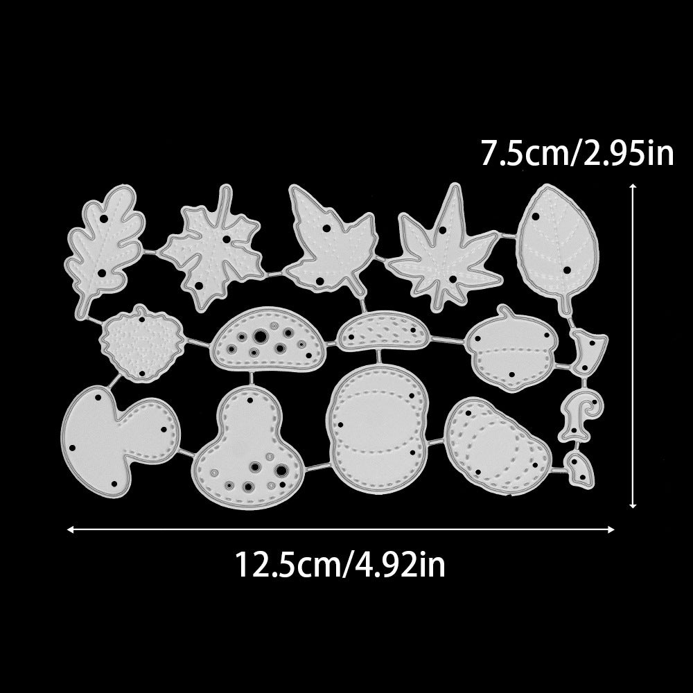 Pumpkins and Leaves Metal Cutting Dies