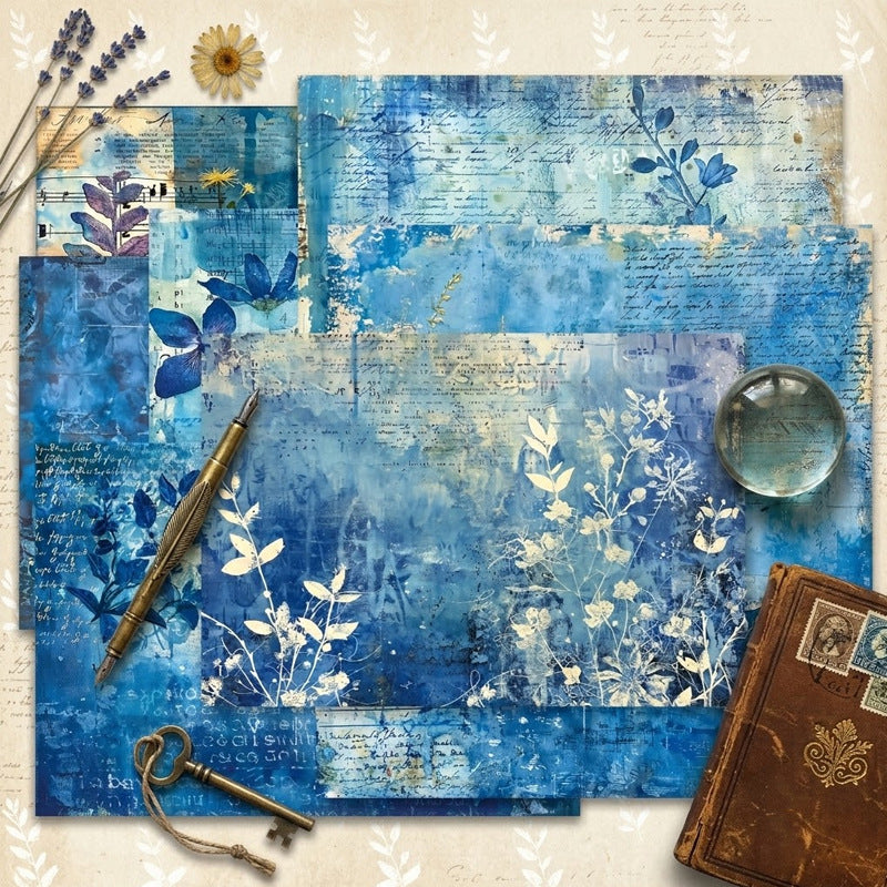 A5 Flower Series Journal Scrapbook Paper