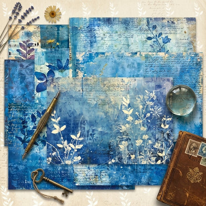 A5 Flower Series Journal Scrapbook Paper