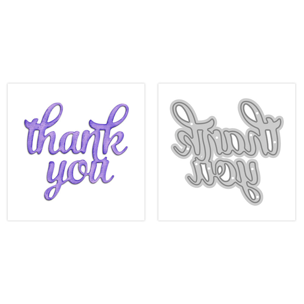 "Thank You" Words Metal Cutting Dies