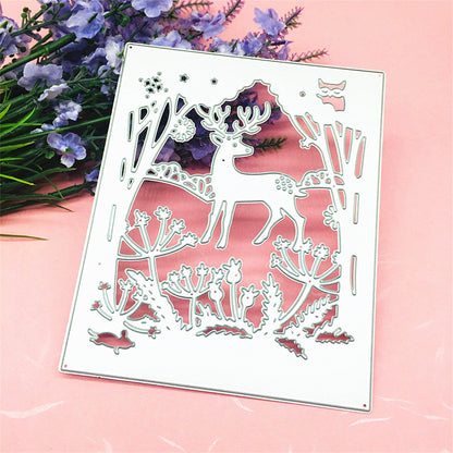 Christmas Series Forest Deer Cutting Dies