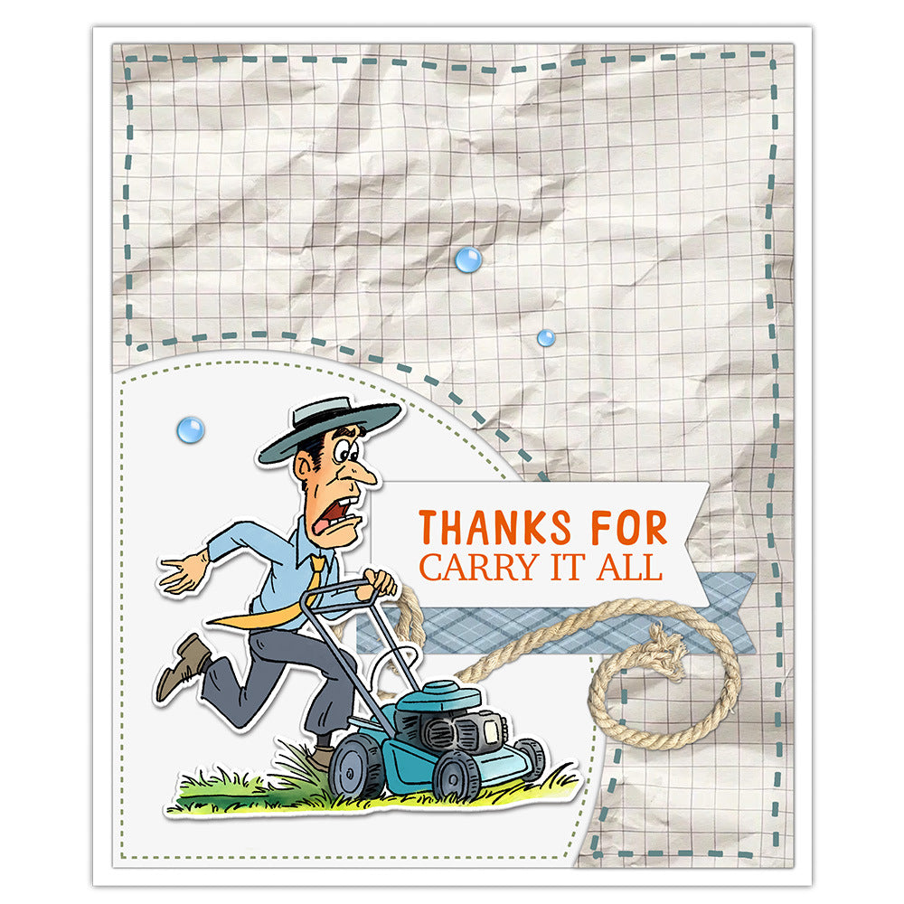 Busy Dad Dies & Stamps Set