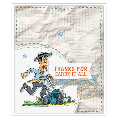 Busy Dad Dies & Stamps Set