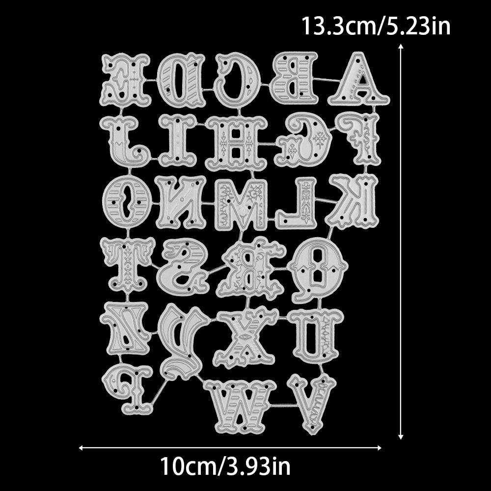 English Letters Metal Cutting Dies