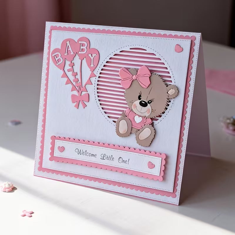 Baby Bear Balloon Metal Cutting Dies