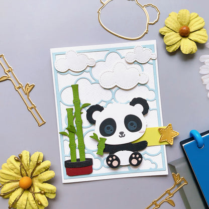 Cute Panda Metal Cutting Dies
