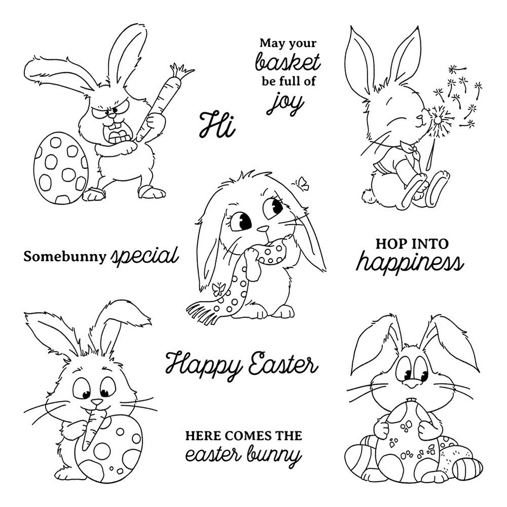 Easter Bunny Clear Stamps