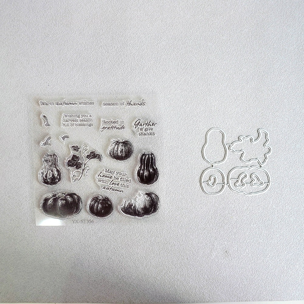 Autumn Pumpkin Dies & Stamps Set