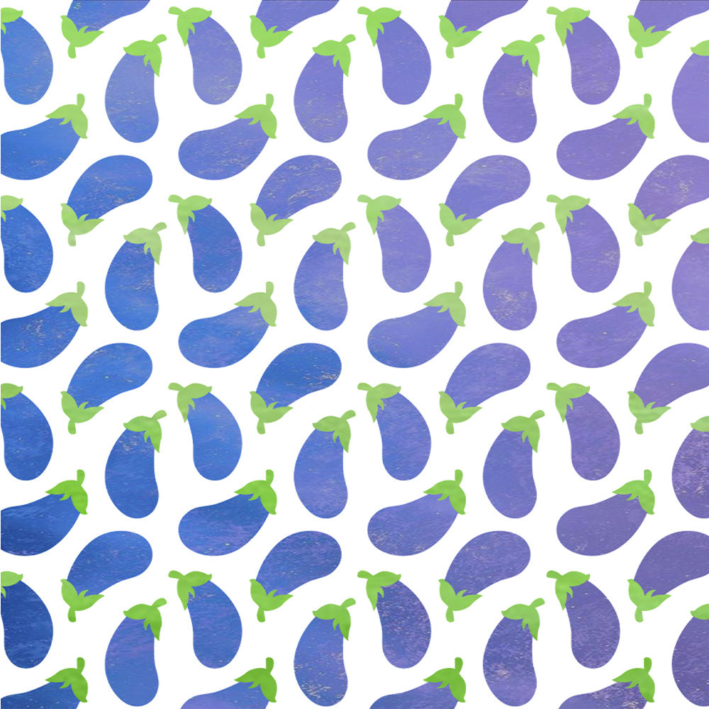 2 PCS Eggplant Pattern DIY Painting Hollow Stencil