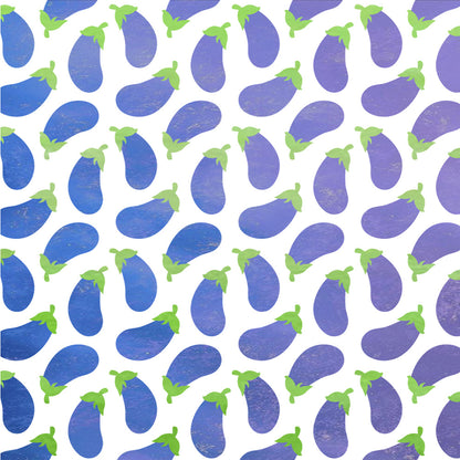 2 PCS Eggplant Pattern DIY Painting Hollow Stencil