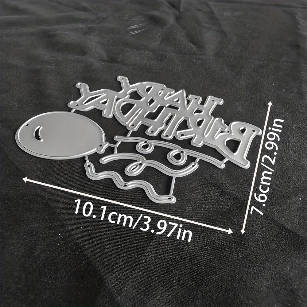 Birthday Balloon Metal Cutting Dies