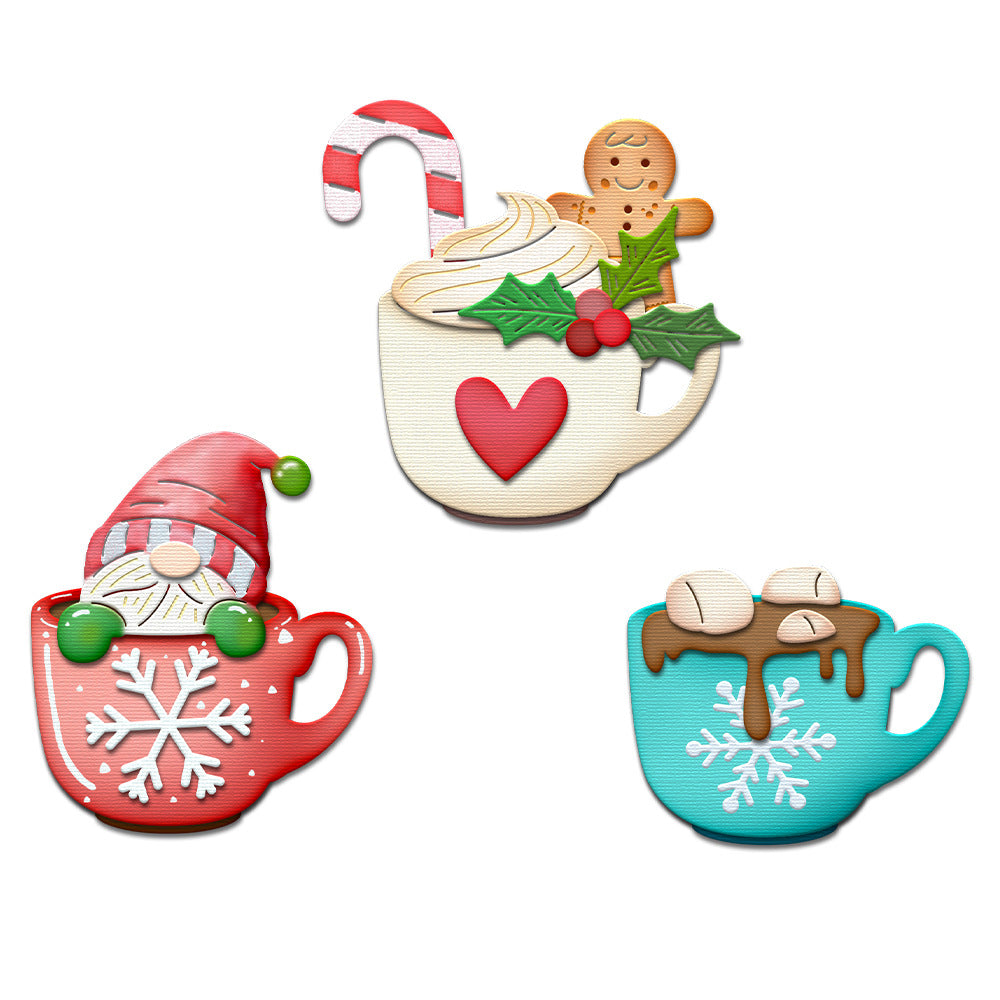 Christmas Mug Metal Cutting Dies