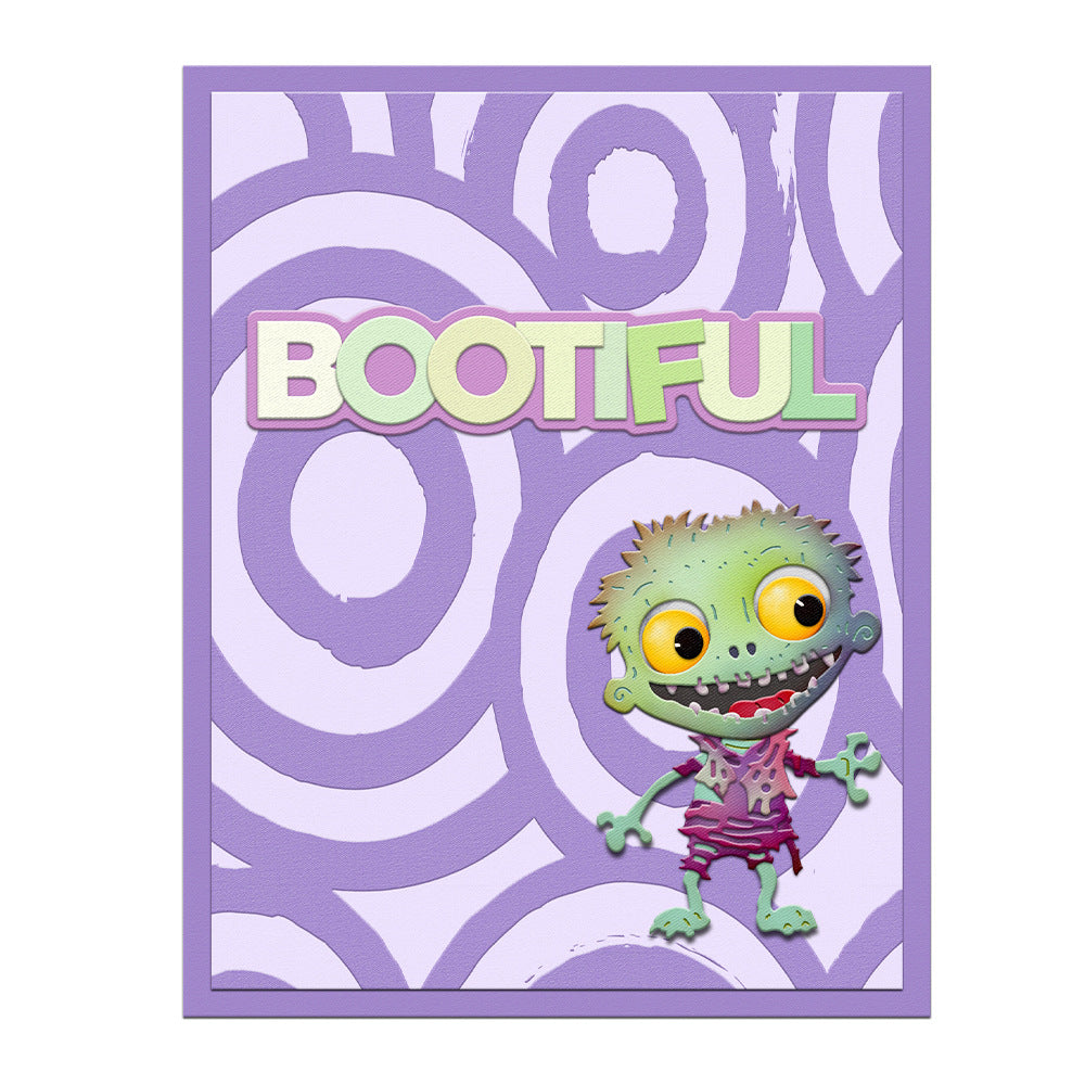 "Bootiful" Words Metal Cutting Dies