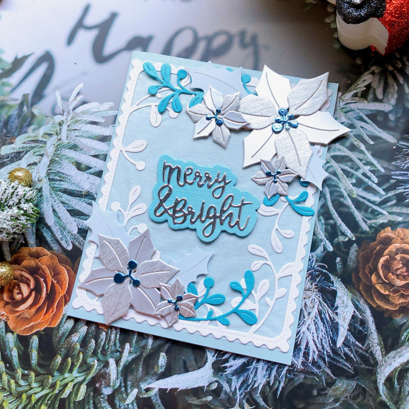 Leaves Background Frame Metal Cutting Dies