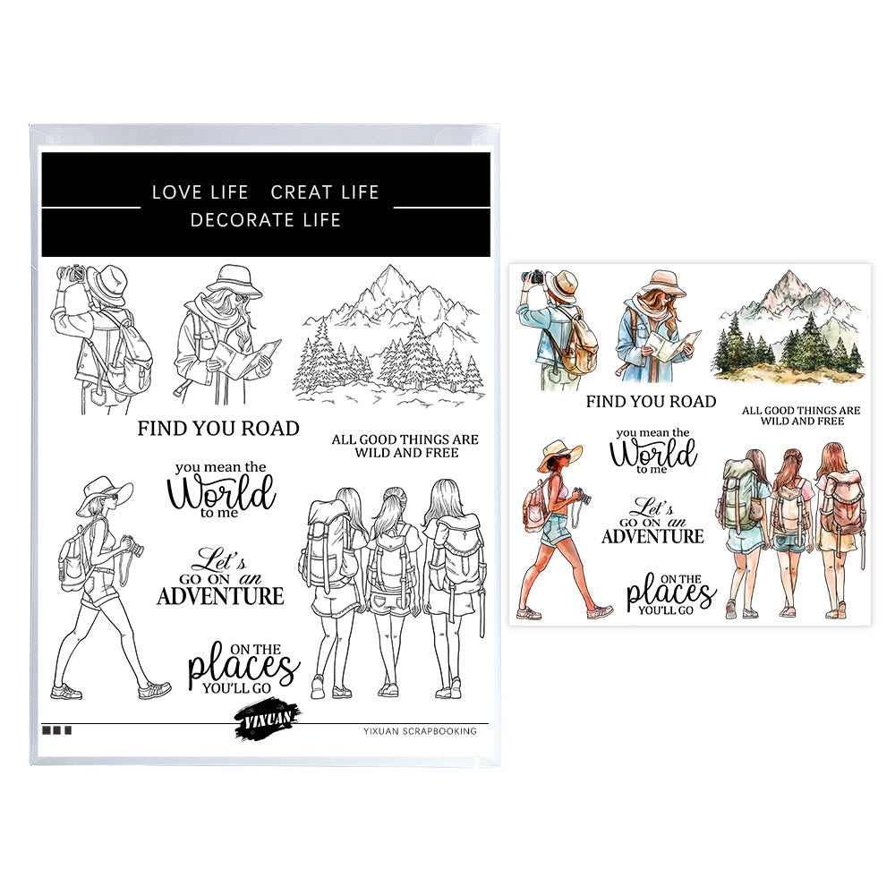 Travel Diary Dies & Stamps Set