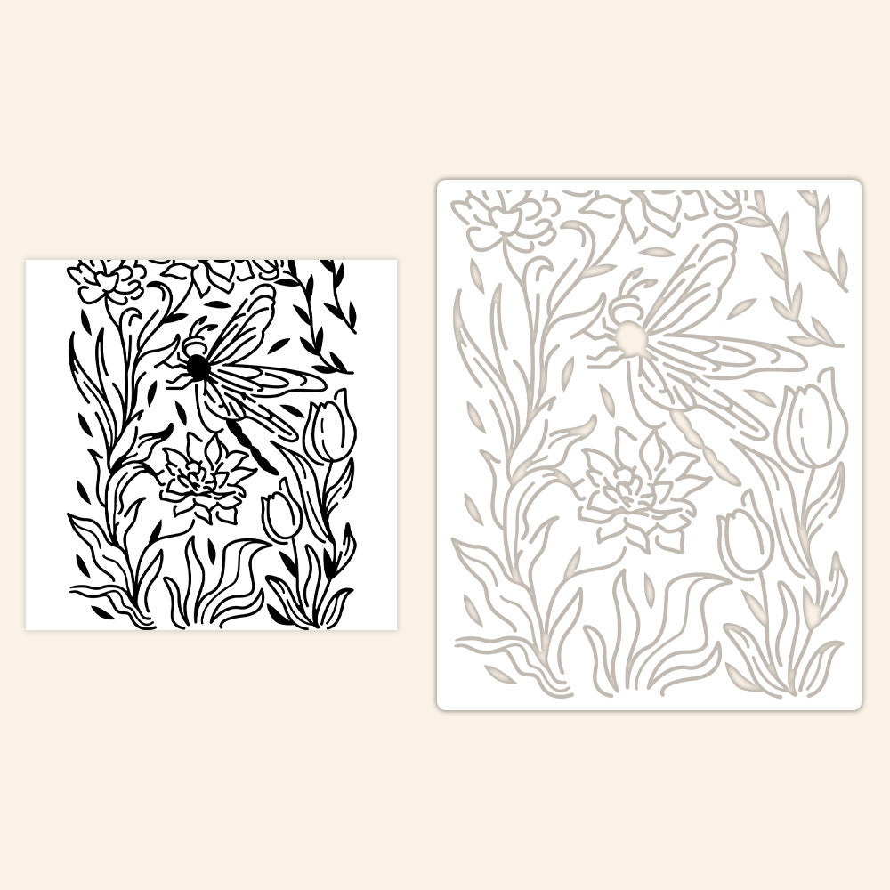 1 PC Decorative DIY Painting Hollow Stencil