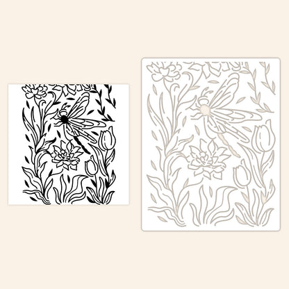 1 PC Decorative DIY Painting Hollow Stencil