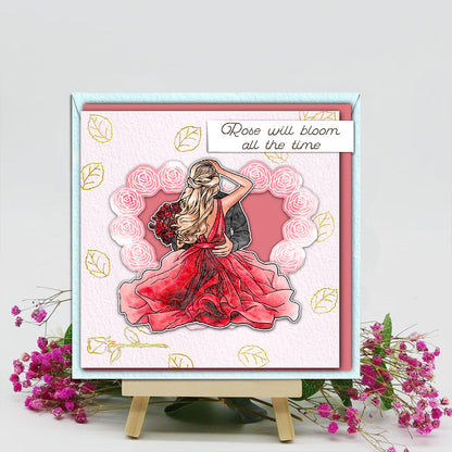 Valentine's Day Theme Dies & Stamps Set