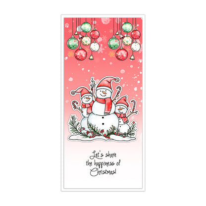 Christmas Theme Dies & Stamps Set