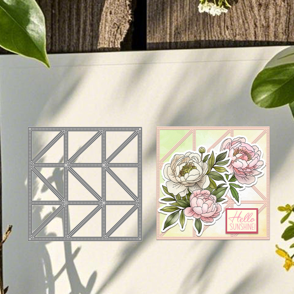 Decorative Grid Background Board Metal Cutting Dies