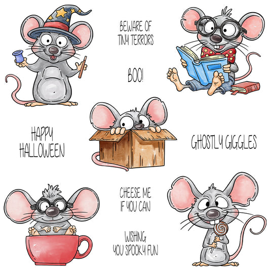 Halloween Mouse Dies & Stamps Set