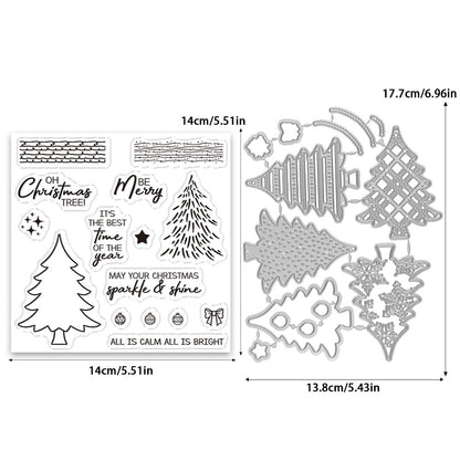 Merry Christmas Dies & Stamps Set