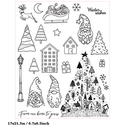Christmas Gnome Clear Stamps