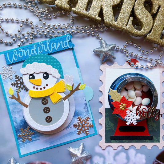 Christmas Candy Shake Box Metal Cutting Dies