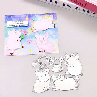 Three Cute Little Pigs Metal Cutting Dies