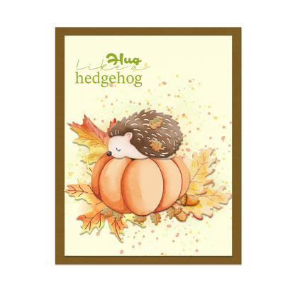 Hedgehog Pumpkin Metal Cutting Dies