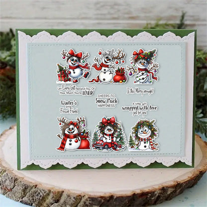 Christmas Snowman Clear Stamps