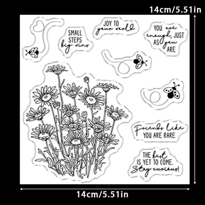 Daisy and Ladybug Dies & Stamps Set