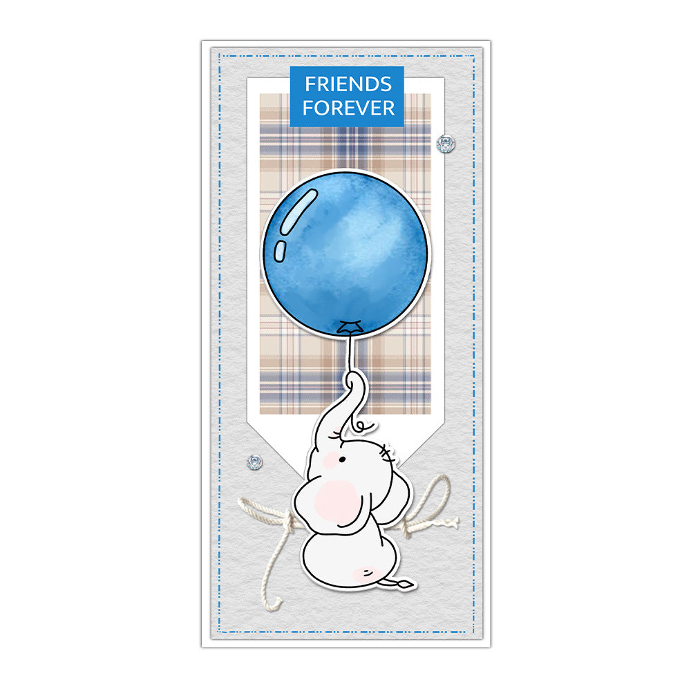 Balloon Elephant Clear Stamps