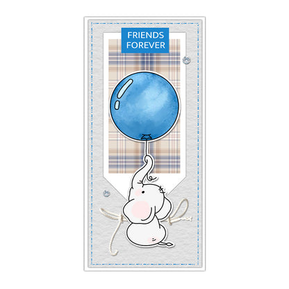 Balloon Elephant Clear Stamps