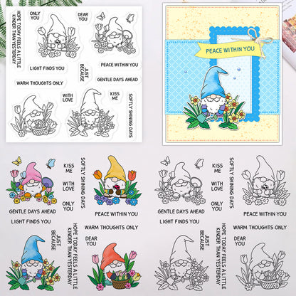 Childlike Gnomes Clear Stamps