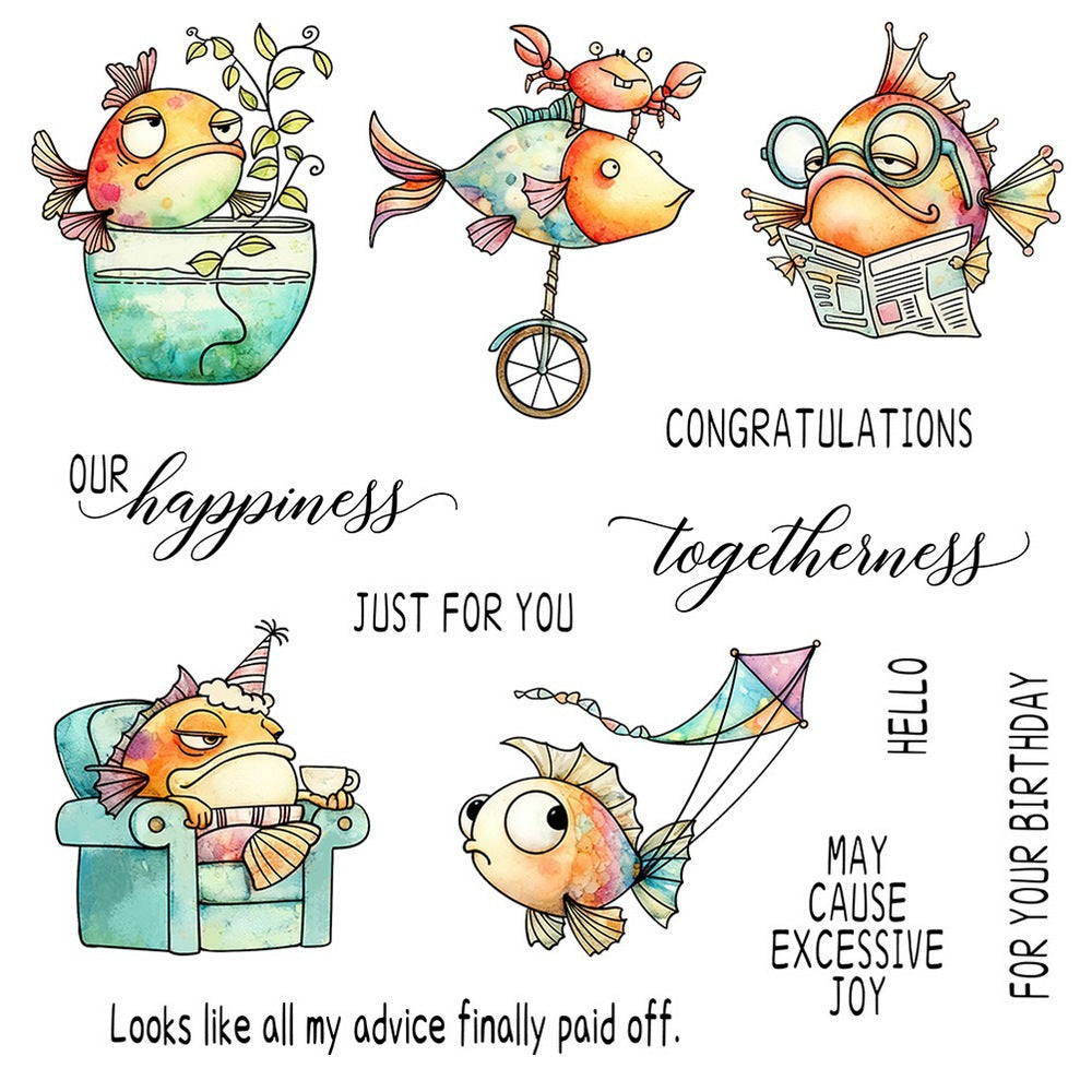 The Friendship of Fish Clear Stamps