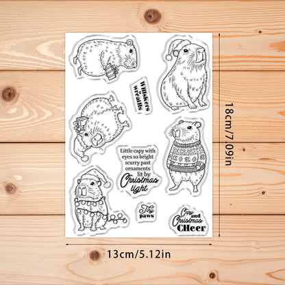 Christmas Mouse Clear Stamps