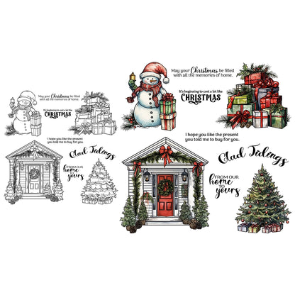 Christmas Decorative Dies & Stamps Set