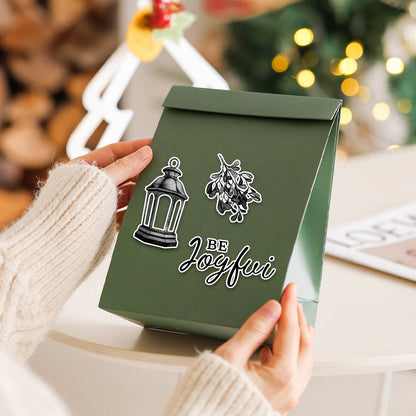 Christmas Candle Lights Dies & Stamps Set