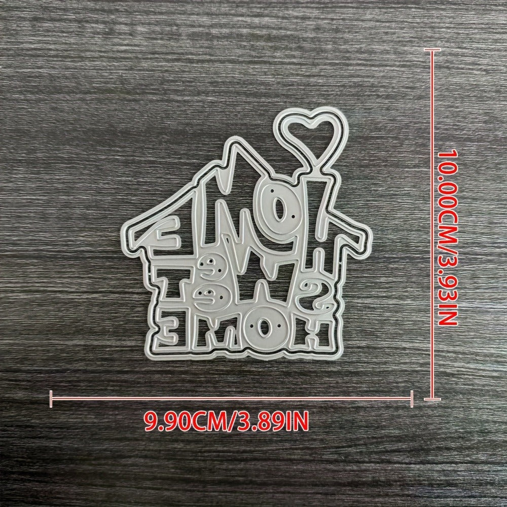 Alphabet House Metal Cutting Dies