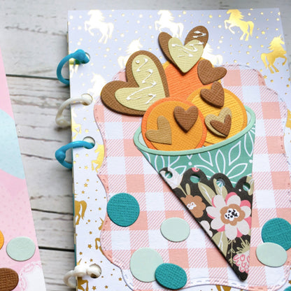 Love Ice Cream Metal Cutting Dies