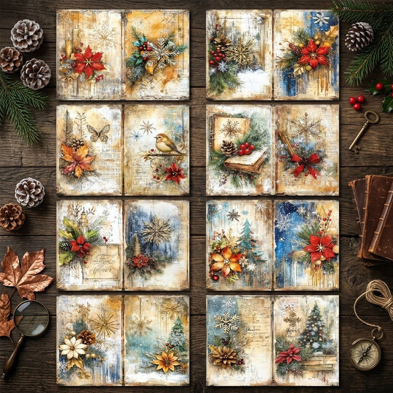 A5 Christmas Decorations Journal Scrapbook Paper
